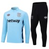 West Ham United Quarter Zip Tute Felpe da Allenamento 2023-24 Blu per Uomo